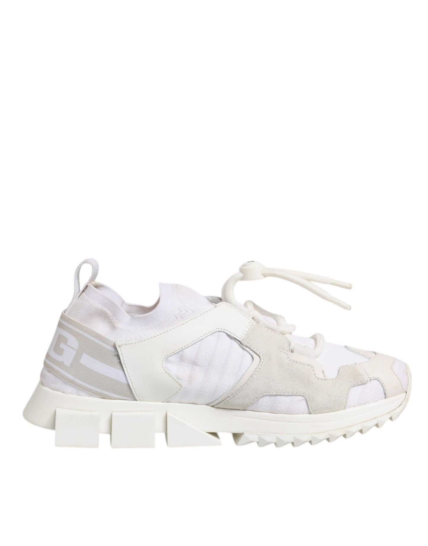 White Mesh Sorrento Trekking Sneakers Shoes