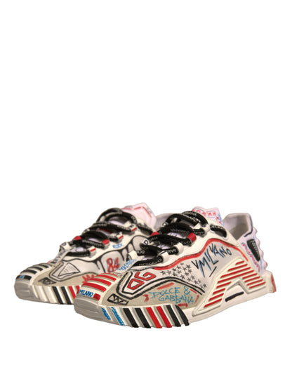 Multicolor Suede Fabric NS1 Sneakers Shoes