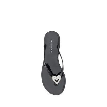 Flip-flop Sandals with double heart