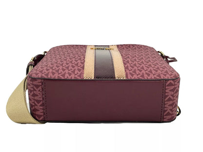 Jet Set Small Messenger Crossbody Bag Rogue Sombre Maroon