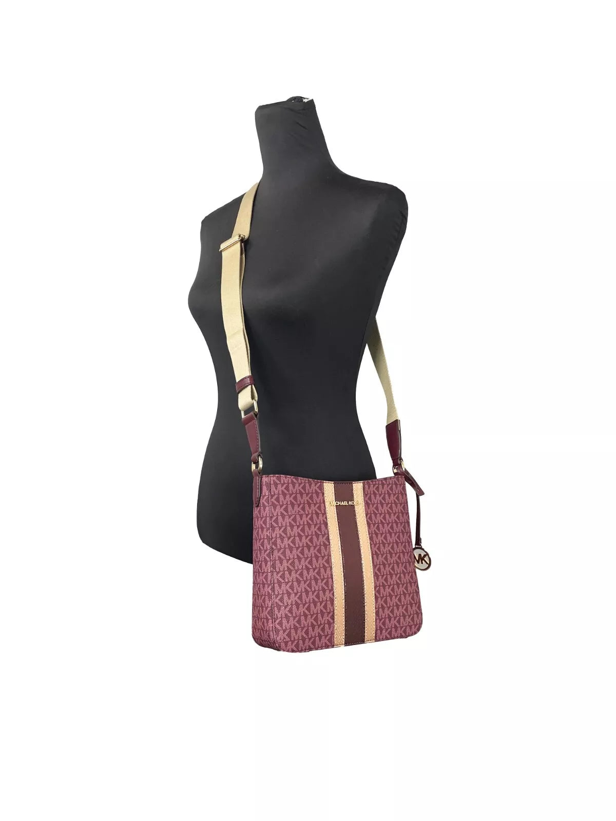 Jet Set Small Messenger Crossbody Bag Rogue Sombre Maroon