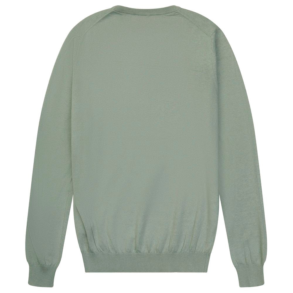 Green Cotton Sweater