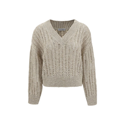 Mesh knit Sweater