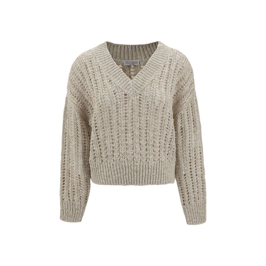 Mesh knit Sweater