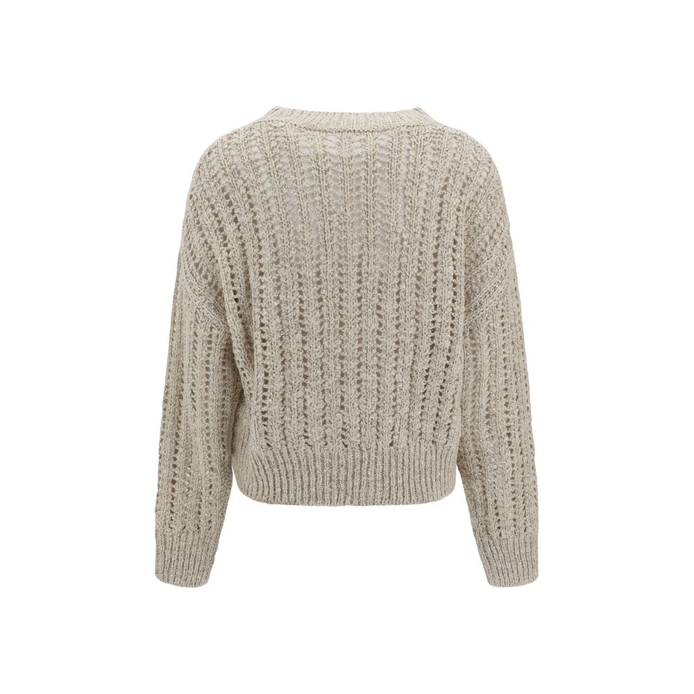 Mesh knit Sweater