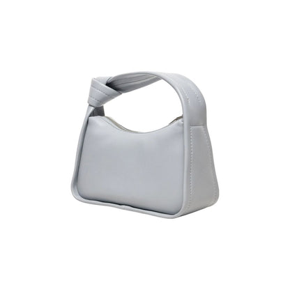 Gray Recycled Polyester Handbag