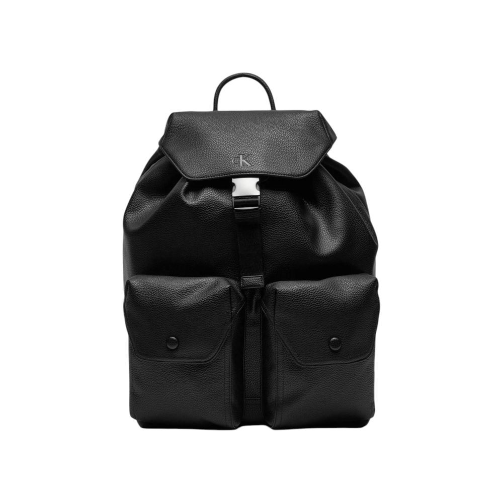 Black Polyethylene Backpack