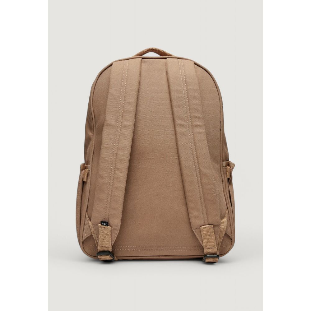 Beige Recycled Polyester Backpack