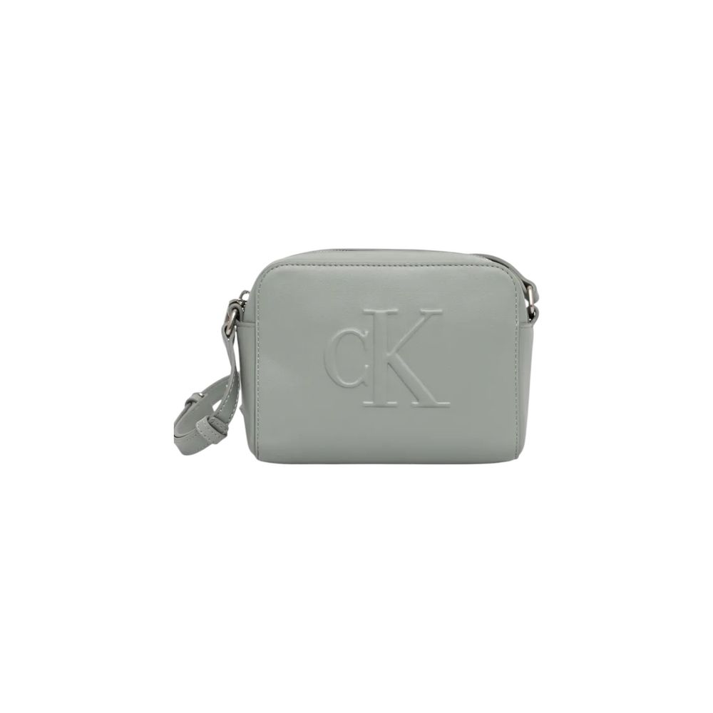 Gray Polyethylene Handbag