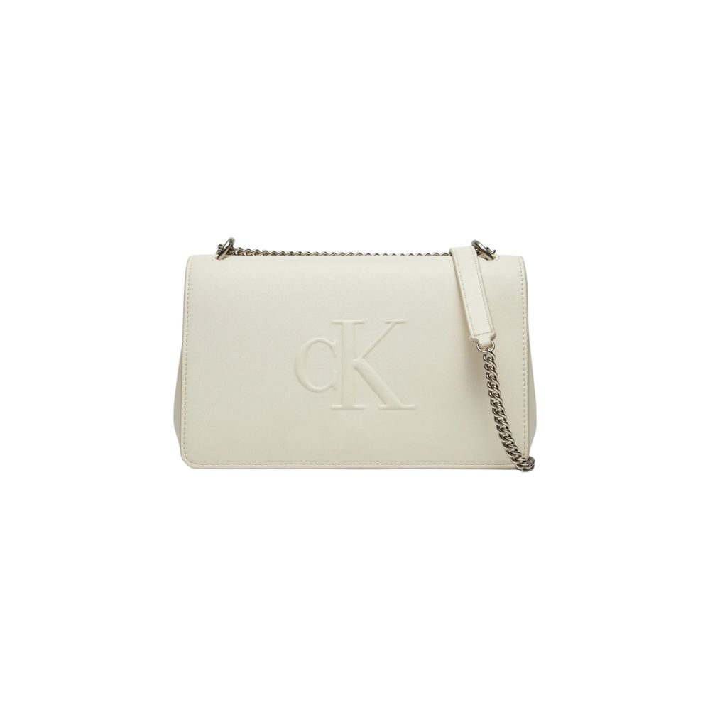 Cream Polyethylene Handbag