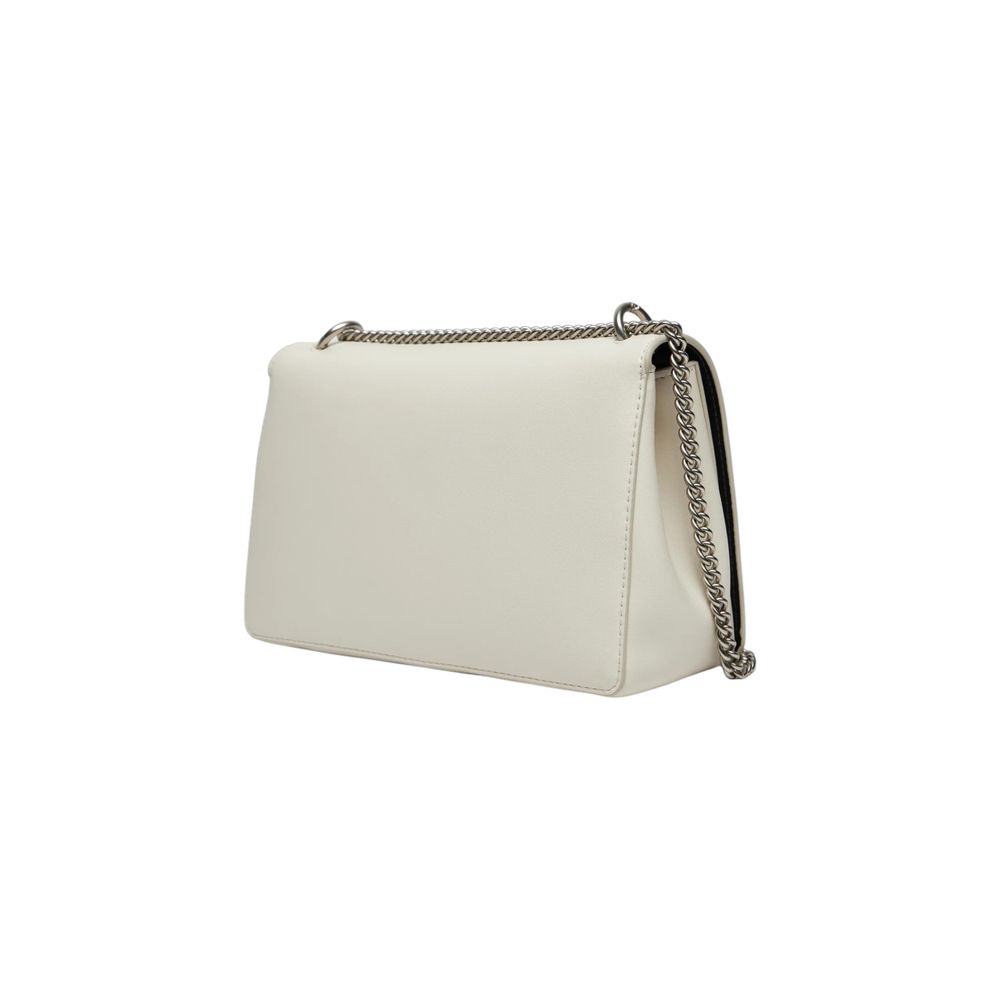 Cream Polyethylene Handbag