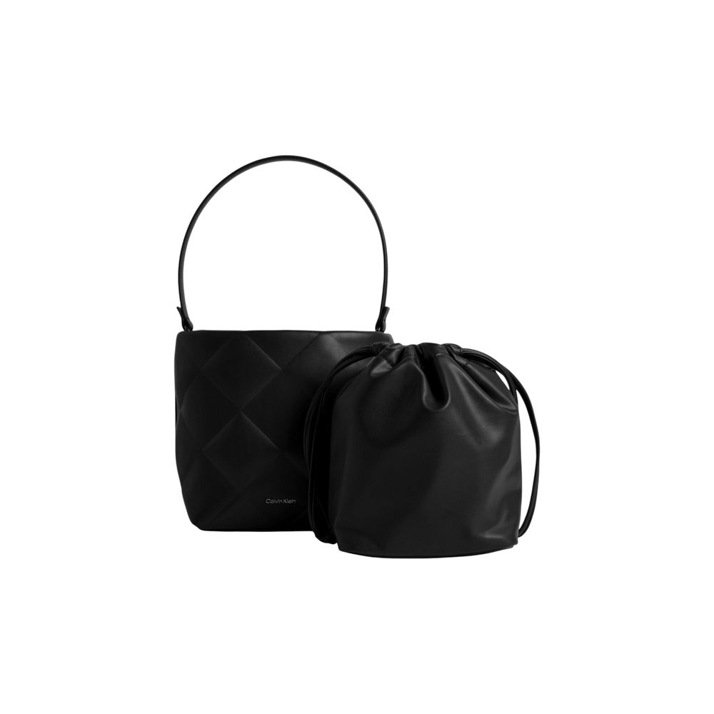 Black Recycled Polyester Handbag