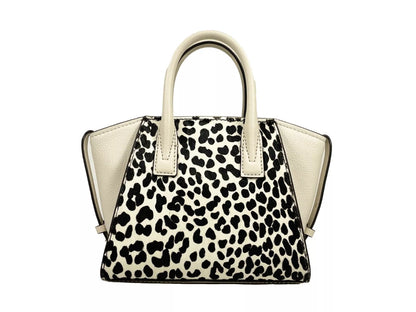 Avril XS Cream Cheetah Satchel Crossbody Bag Purse