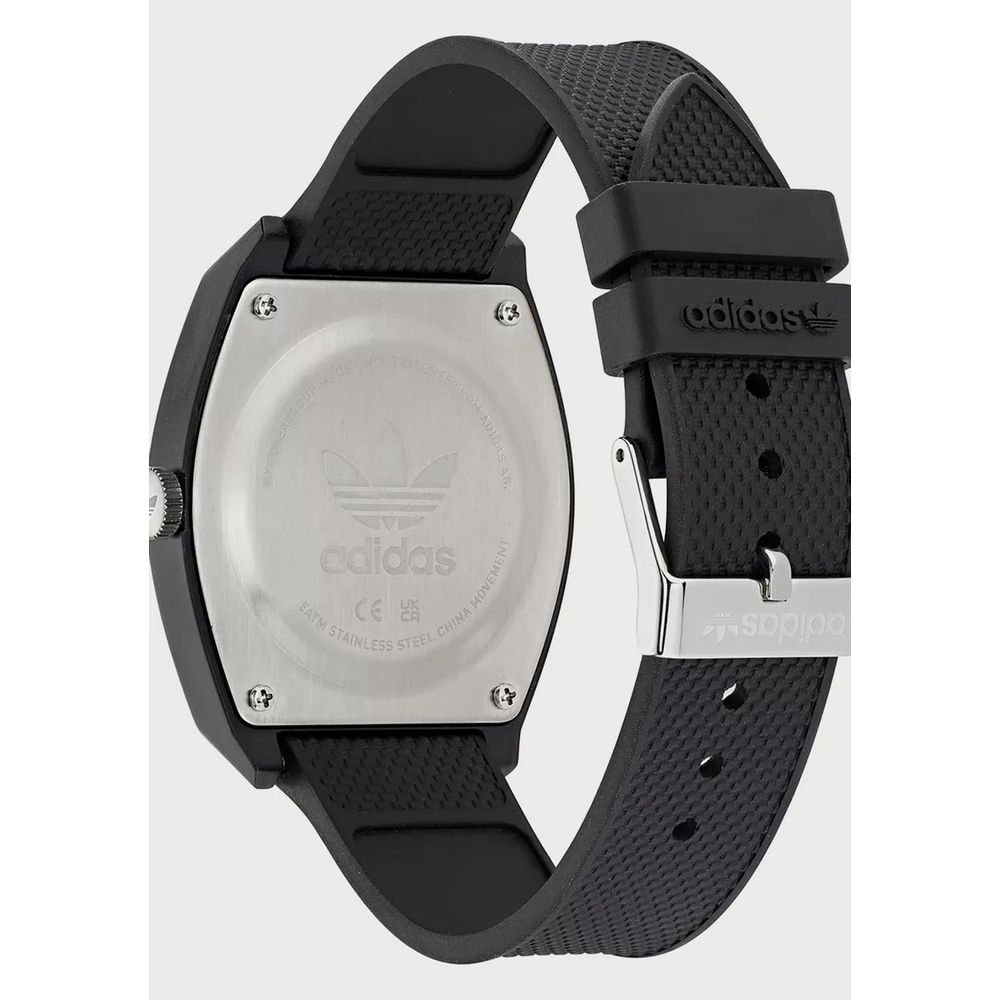 Black Silicone Watch