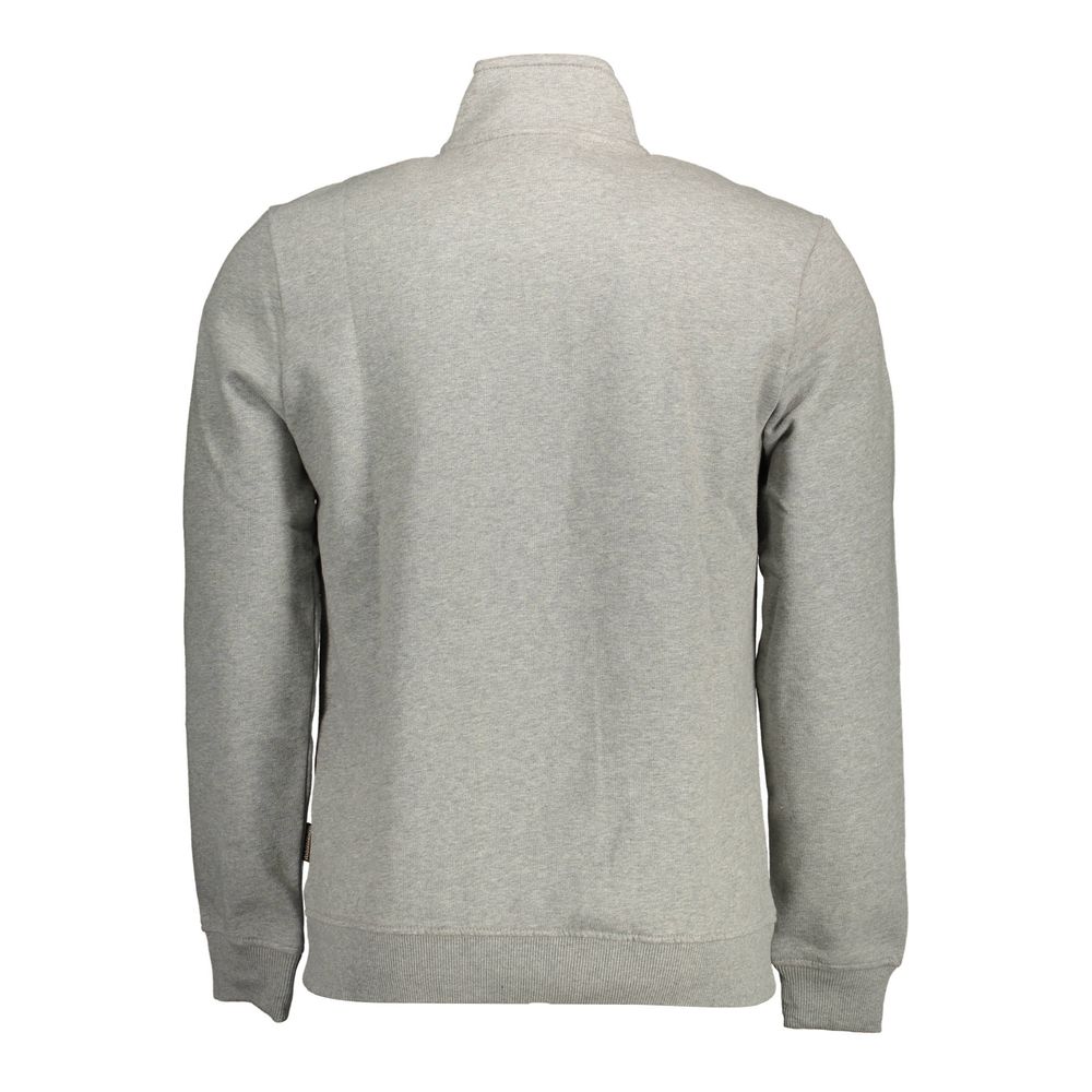 Gray Cotton Men Sweater