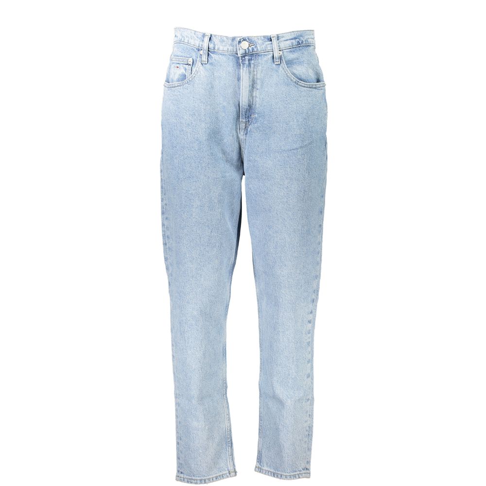 Light Blue Cotton Jeans & Pant