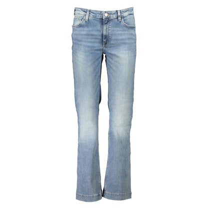 Light Blue Cotton Jeans & Pant