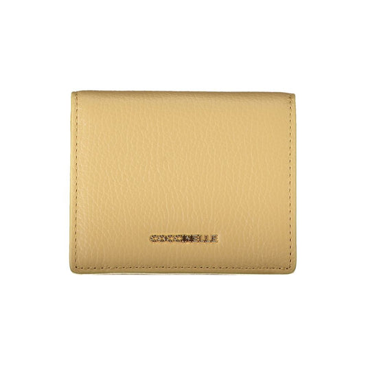 Beige Leather Wallet