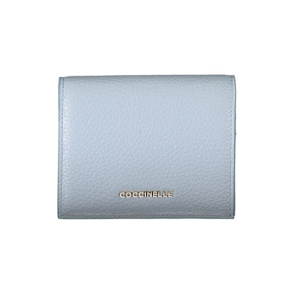 Light Blue Leather Wallet