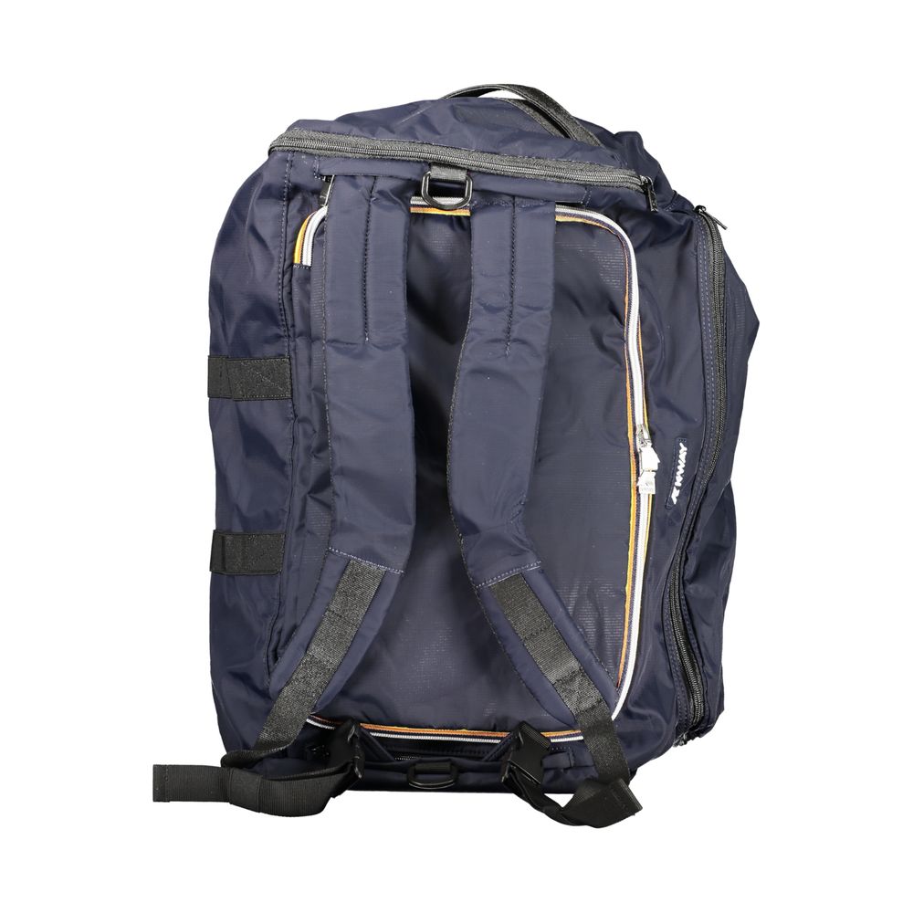 Blue Polyester Backpack