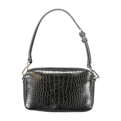 Black Polyester Handbag