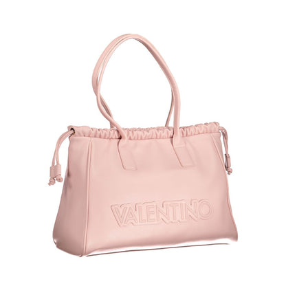 Pink Polyethylene Handbag