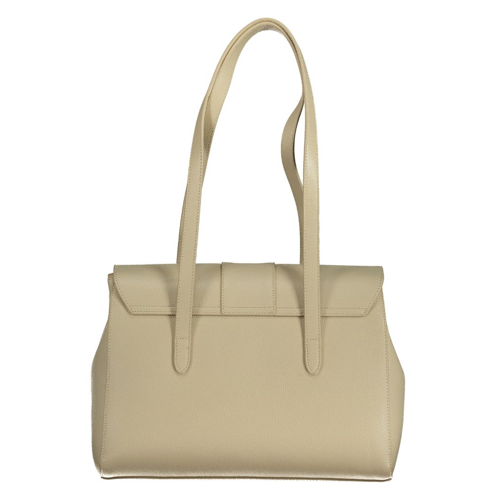 Beige Polyethylene Handbag