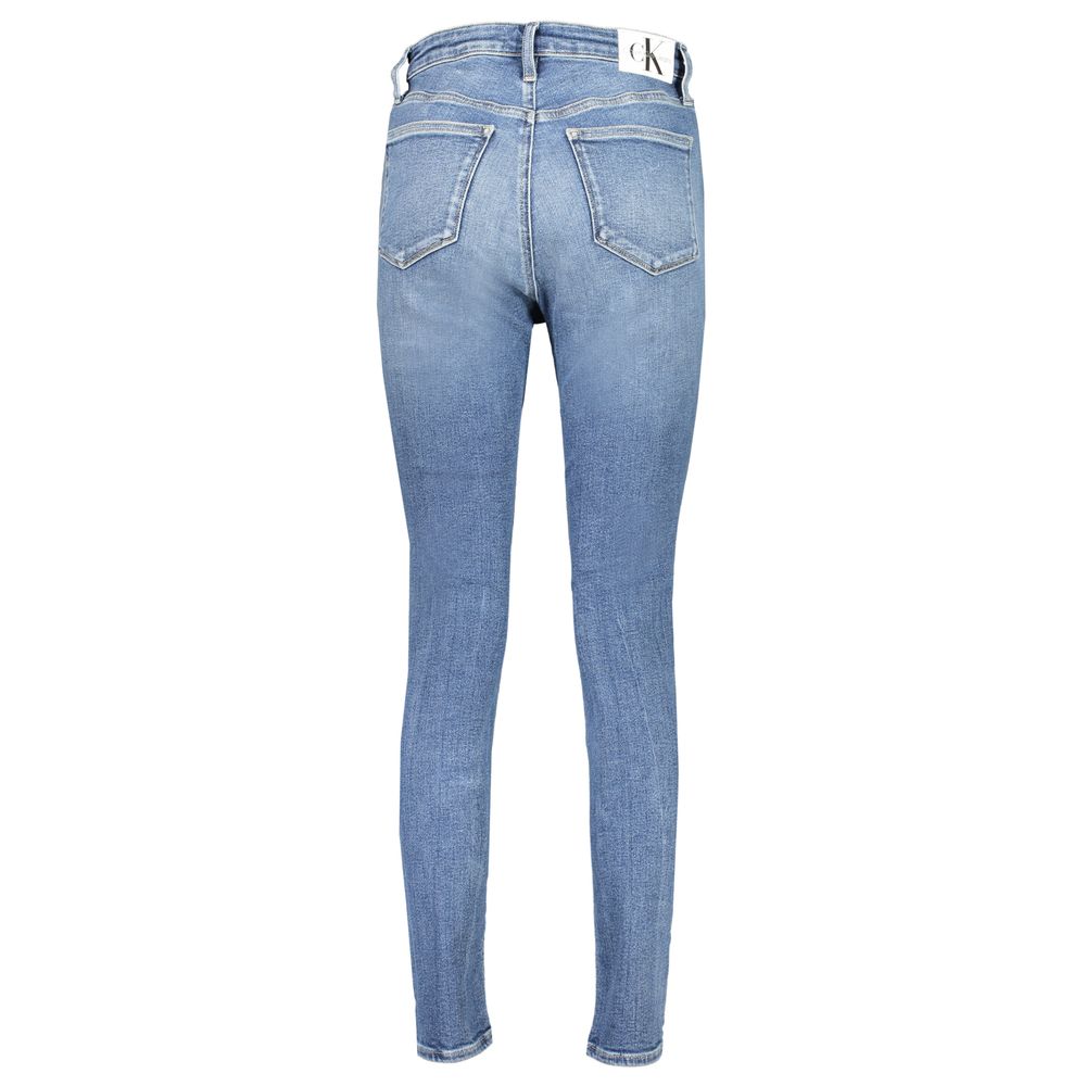 Blue Cotton Jeans & Pant