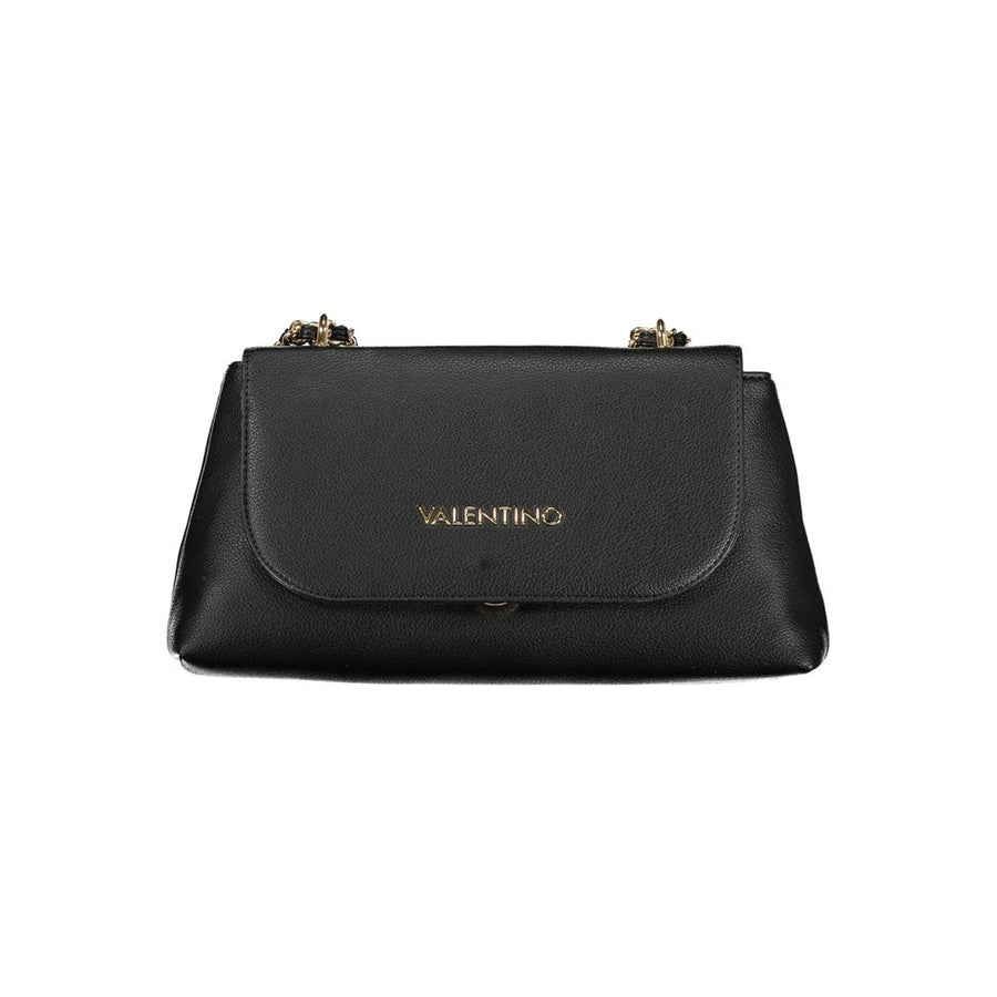 Black Polyethylene Women Handbag