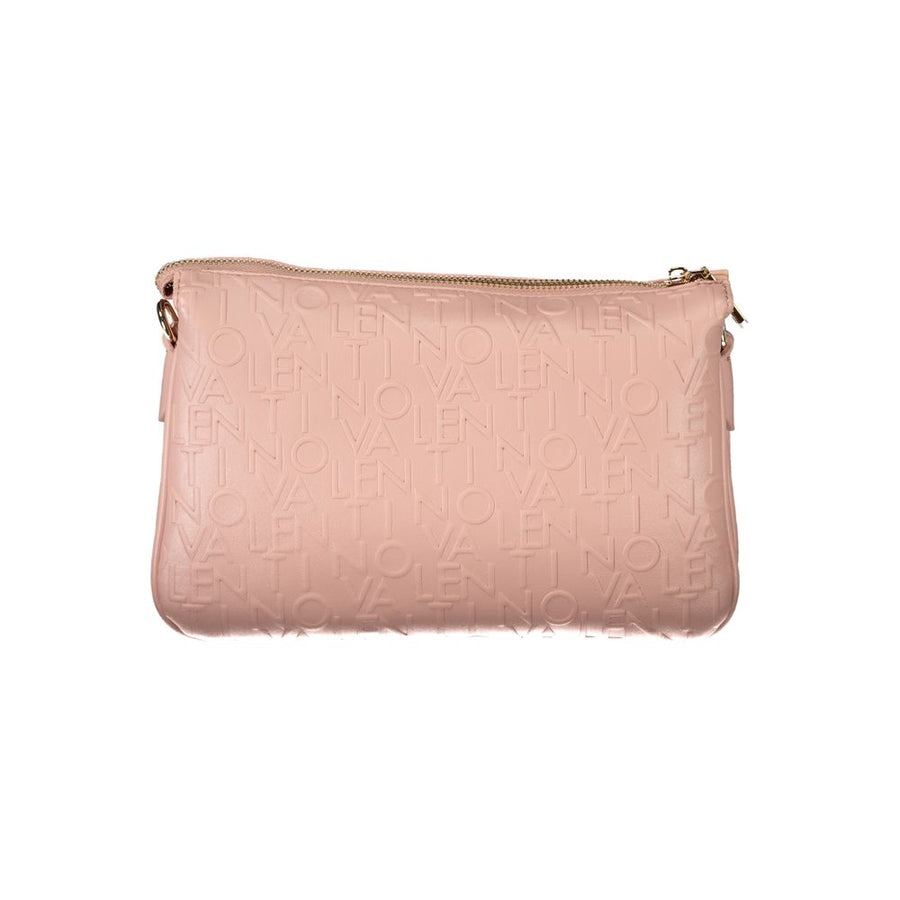 Pink Polyethylene Women Handbag