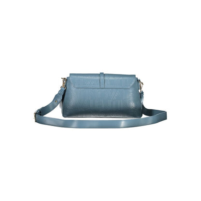 Light Blue Polyethylene Women Handbag