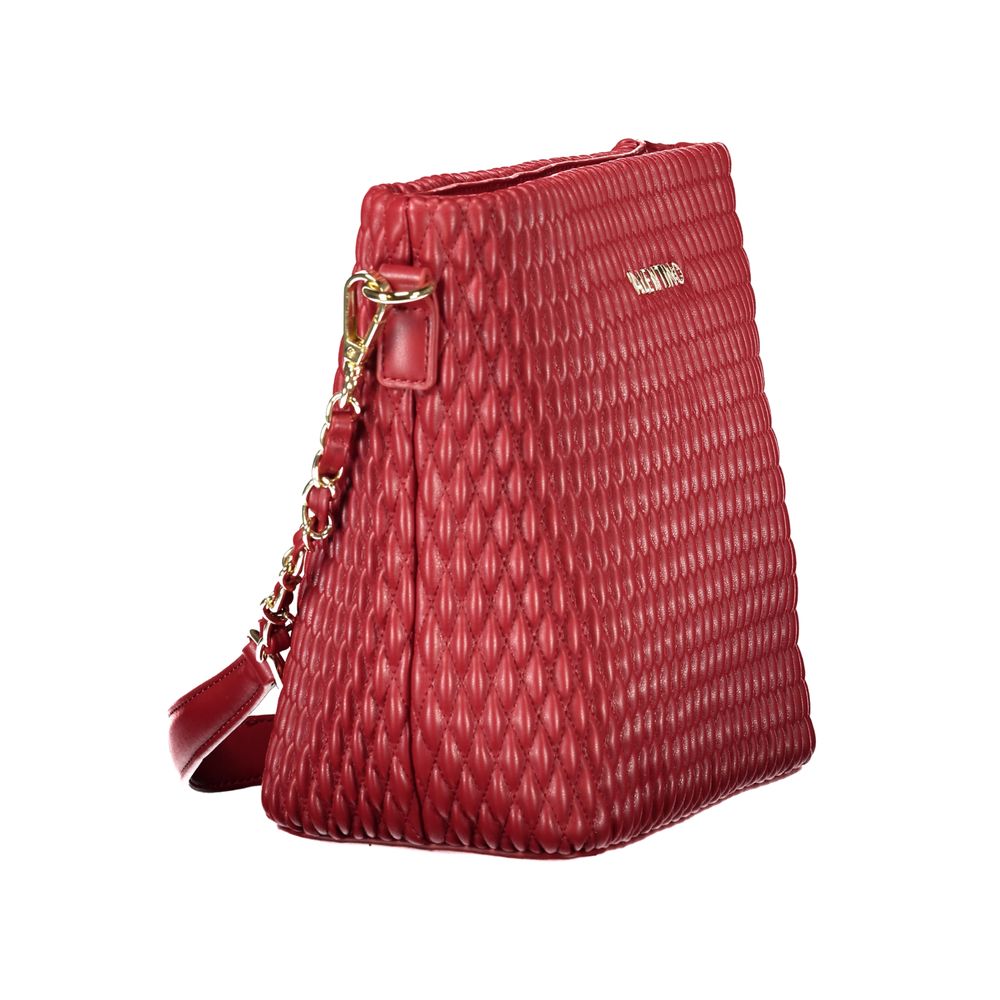 Red Polyethylene Women Handbag