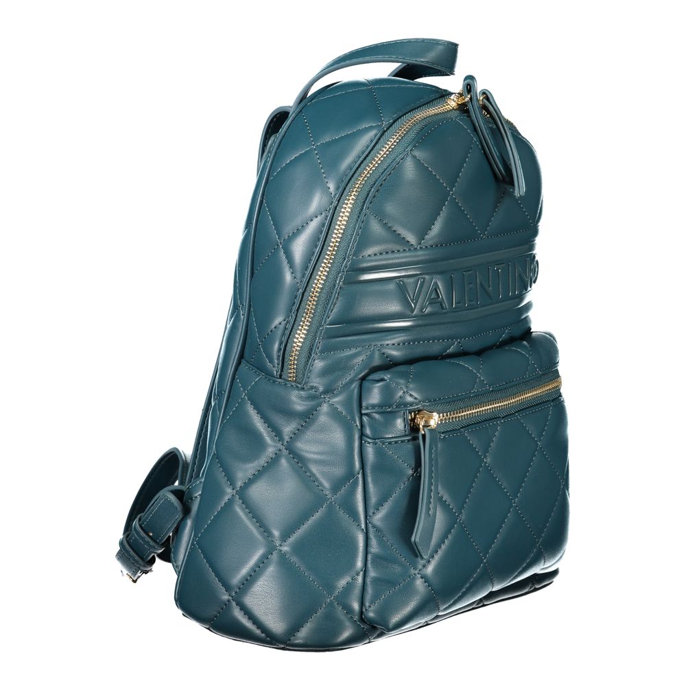 Green Polyethylene Women Backpack