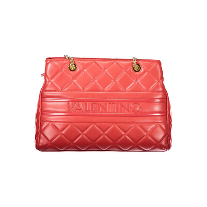 Red Polyethylene Women Handbag