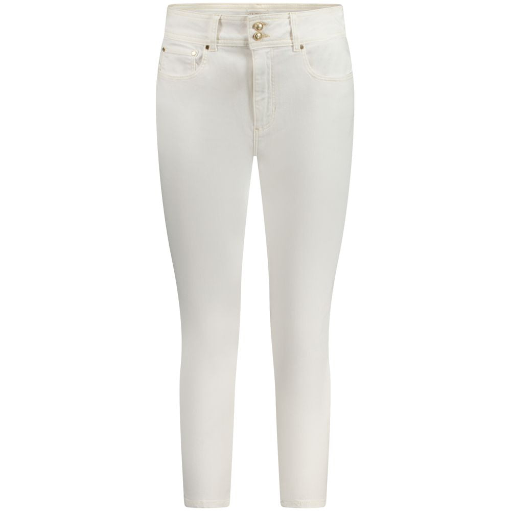 White Cotton Women Jeans