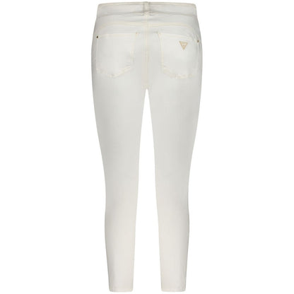 White Cotton Women Jeans