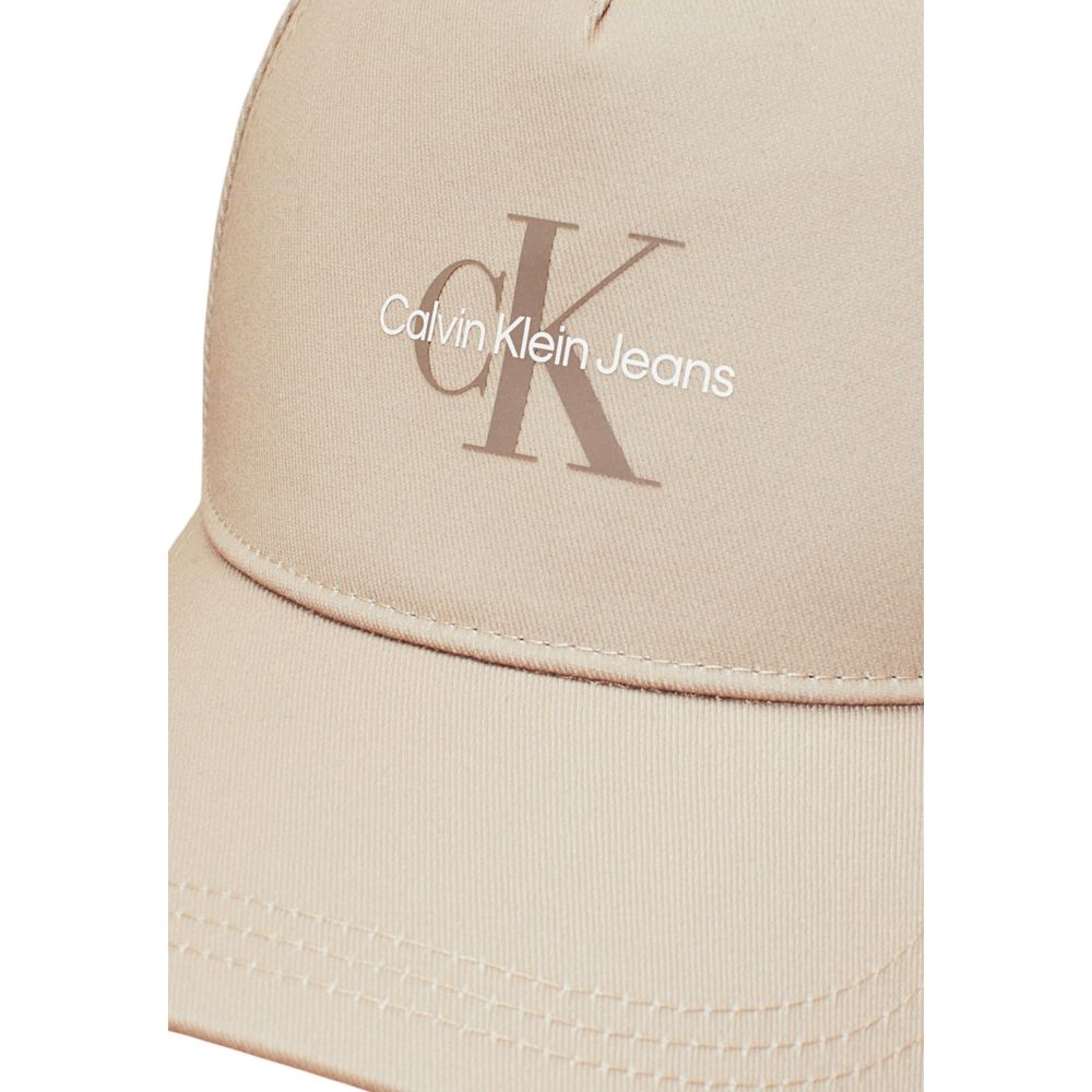 Beige Recycled Polyester Hats & Cap