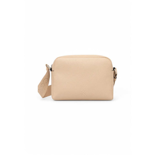 Beige Polyethylene Handbag