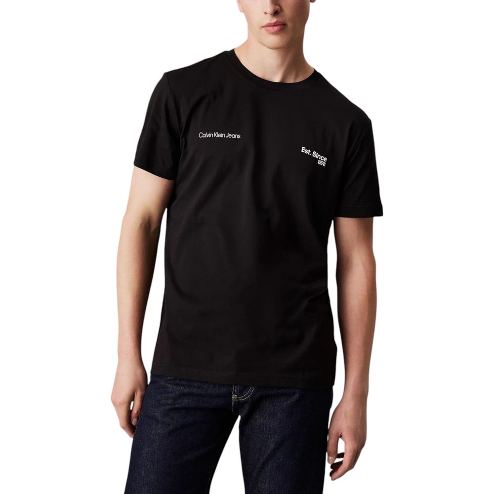 Black Cotton T-Shirt