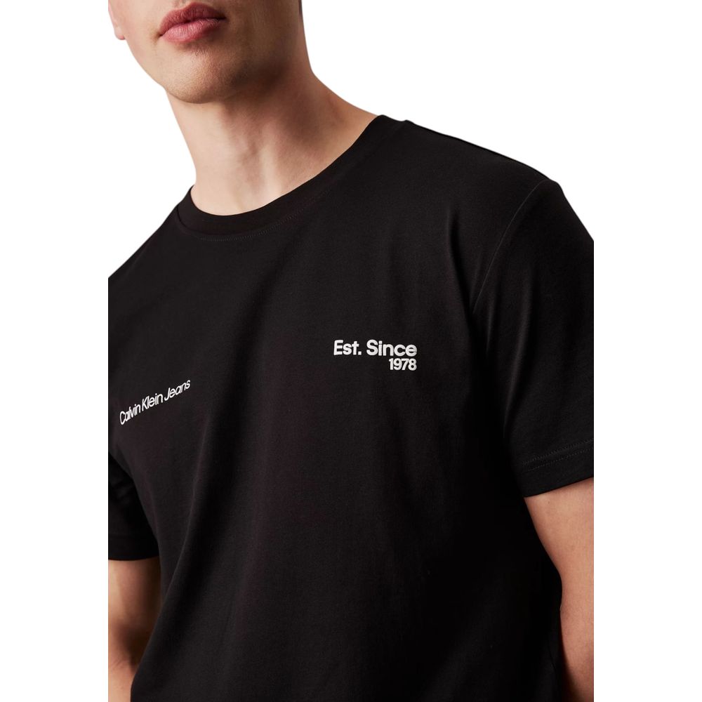 Black Cotton T-Shirt