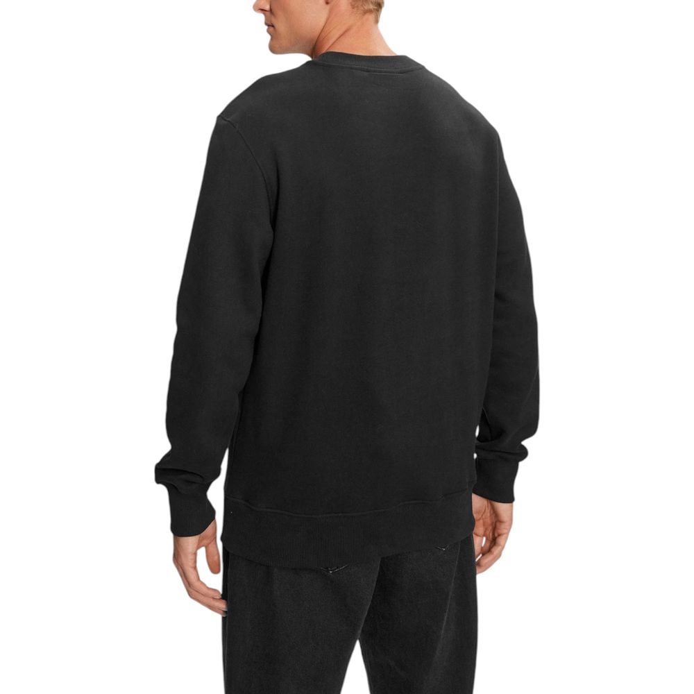 Black Cotton Sweater