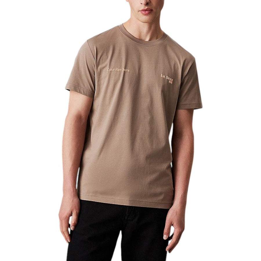 Beige Cotton T-Shirt