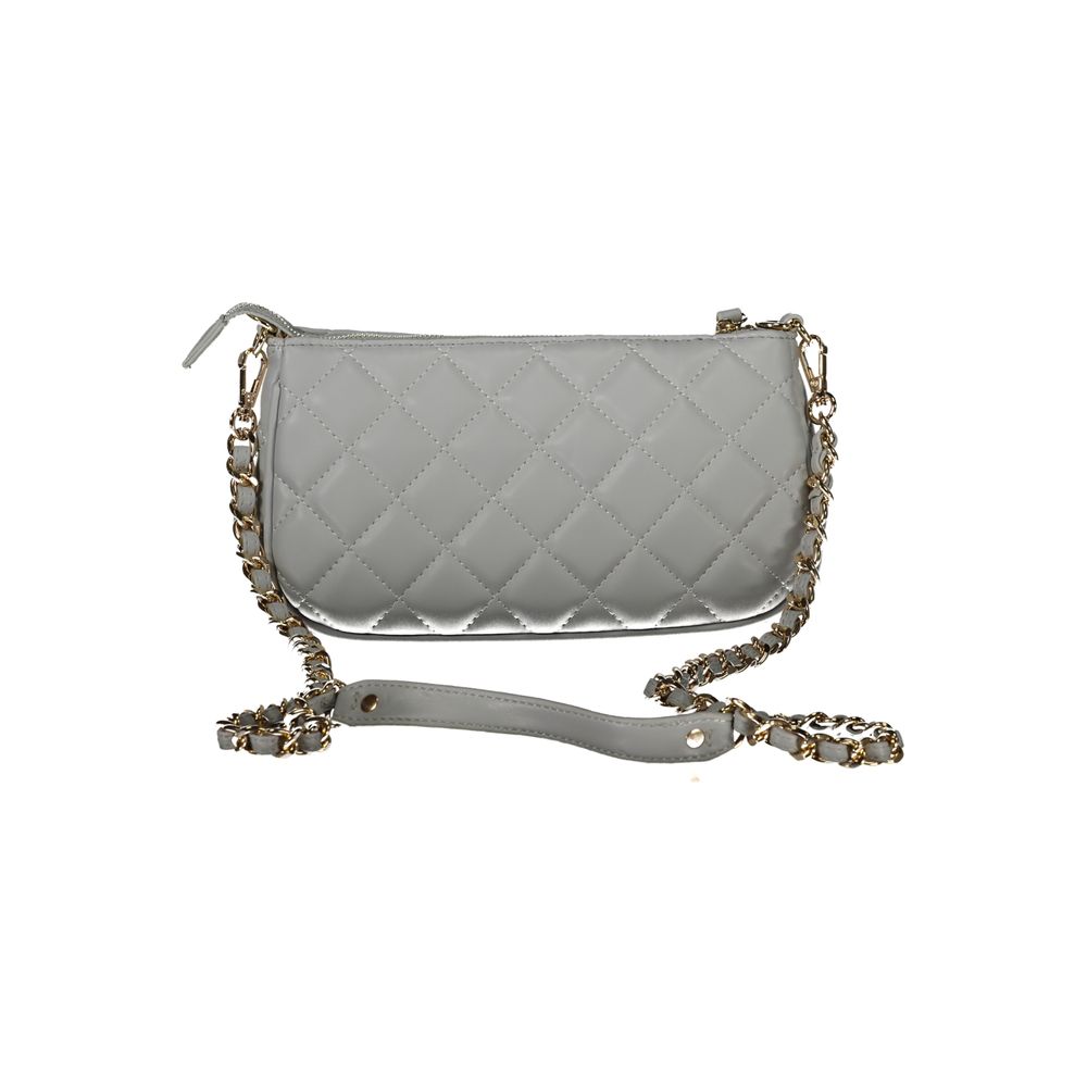 Gray Polyethylene Women Handbag