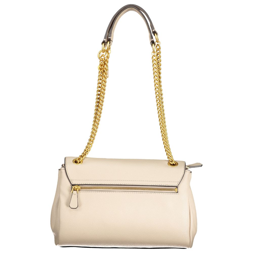 Beige Polyethylene Handbag