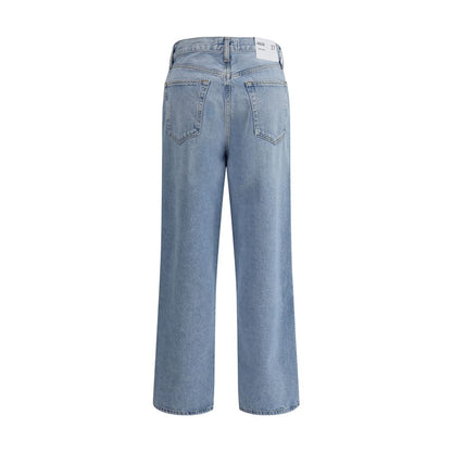 V-waist baggy Jeans