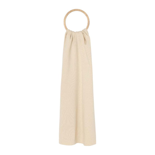 Cream Recycled Polyester Scarf