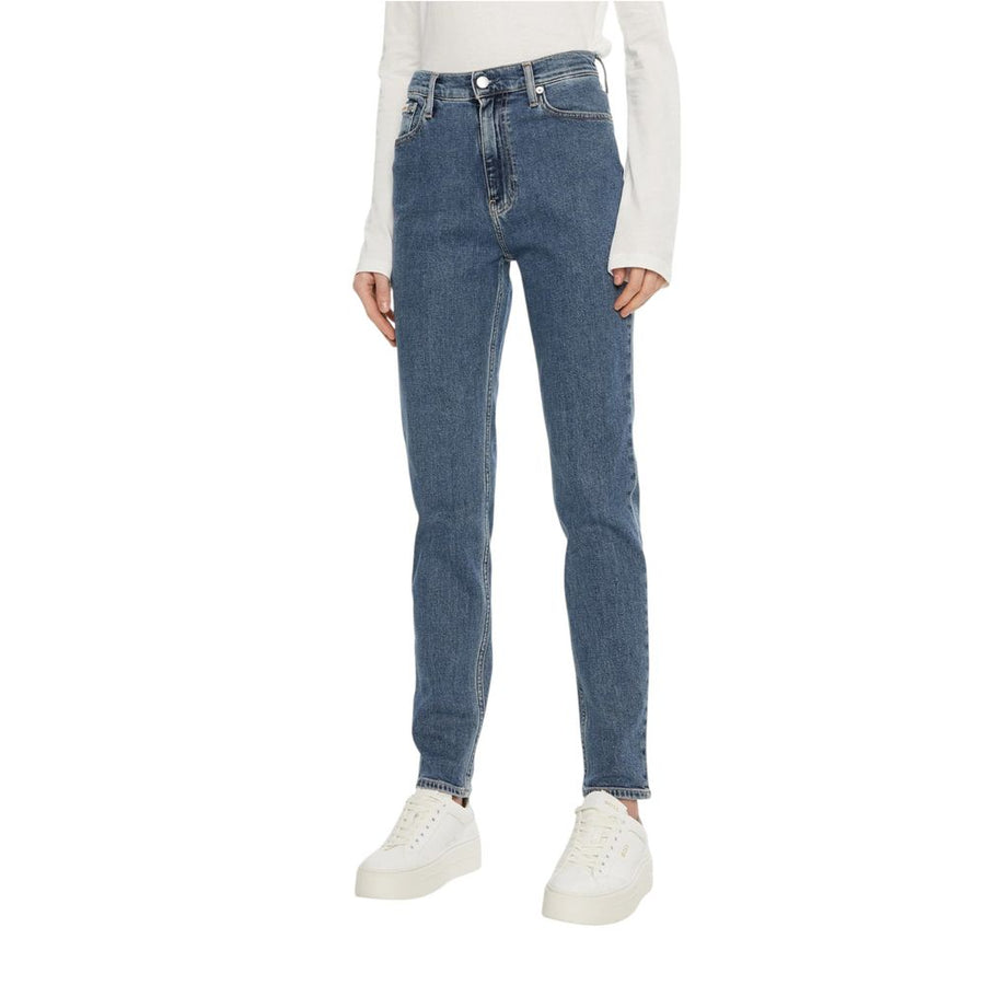 Blue Cotton Jeans & Pant