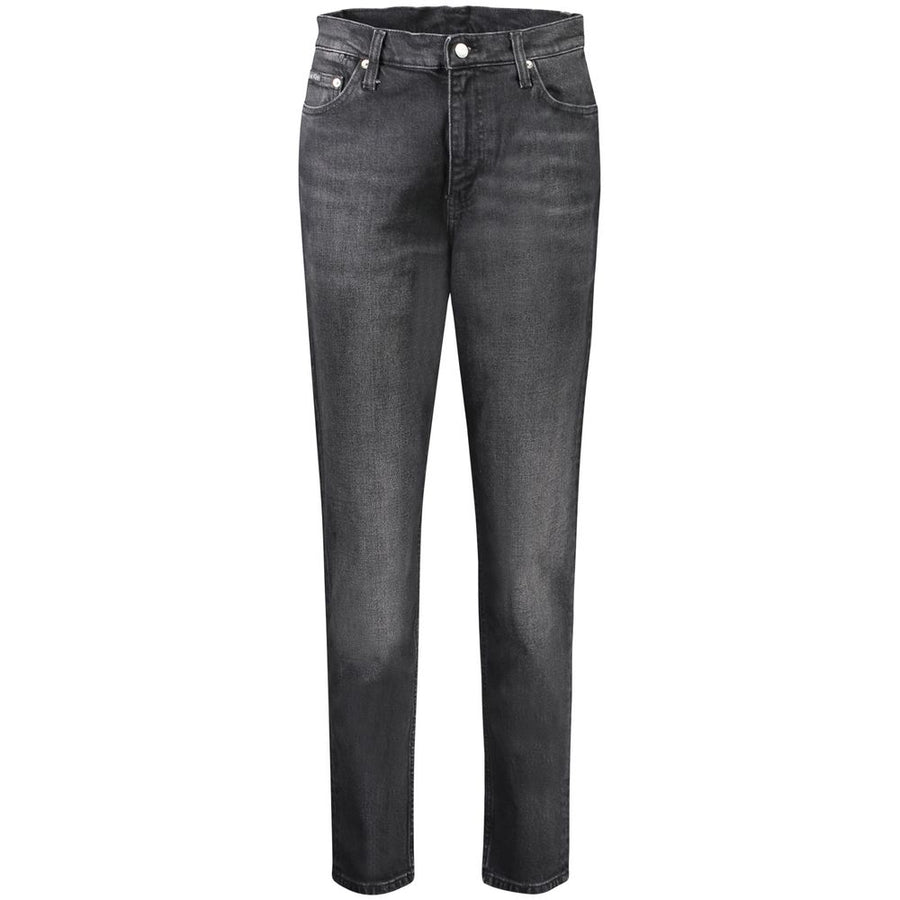 Black Cotton Women Jeans