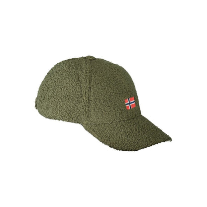 Green Polyester Men Cap