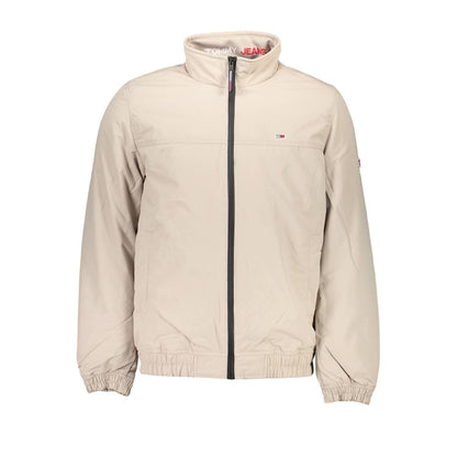 Beige Polyamide Men Jacket